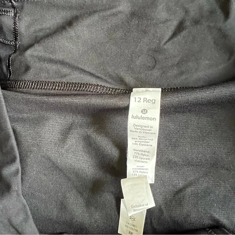Lululemon Speed Up Black Shorts